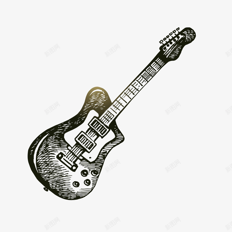 素描吉他png免抠素材_88icon https://88icon.com 吉他 素描吉他 音乐器材 音乐节海报设计