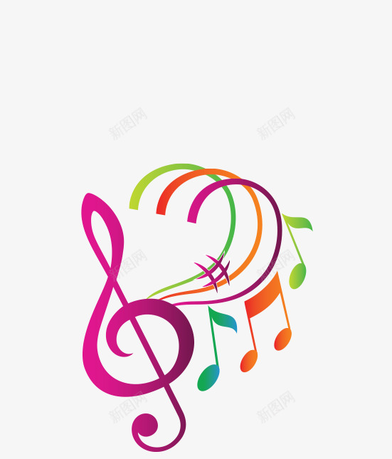 卡通简约音乐音符装饰广告png免抠素材_88icon https://88icon.com 包装设计 广告设计 清新简约音符设计 音乐艺术装饰 音符插画 音符符号装饰