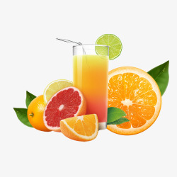 血橙背景汁水果果汁高清图片