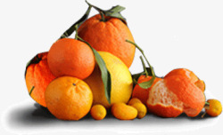 大小各异一堆大小各异的柑橘高清图片