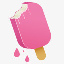 UI图标设计雪糕粉红图案图标图标