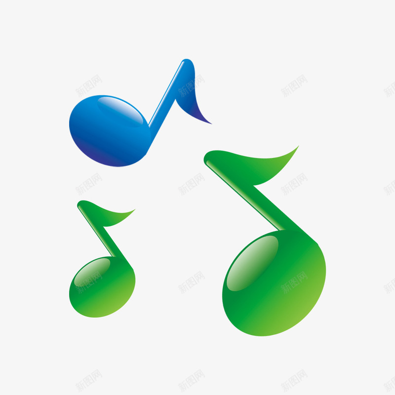 3D音符psd免抠素材_88icon https://88icon.com 3D音符 音乐 音符 韵律