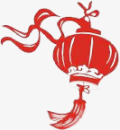 红色元旦新年灯笼装饰png免抠素材_88icon https://88icon.com 元旦 新年 灯笼 红色 装饰