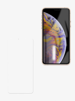 手机钢化膜素材反光的iPhoneX系列手机以及手机膜高清图片