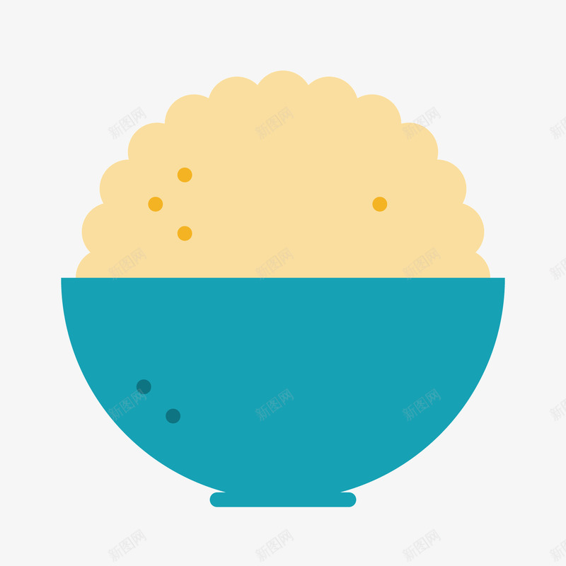 蓝色碗形矢量图ai免抠素材_88icon https://88icon.com 半圆 吃的 商务 渐变 美食 蓝色 零食 食物 矢量图