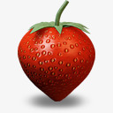 新鲜的新鲜水果食物草莓图标图标