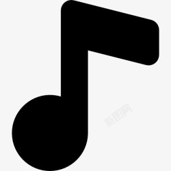 主题黑音符图标高清图片