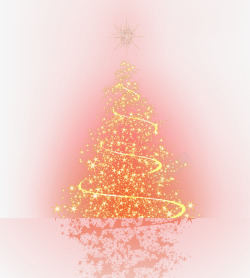 星光圣诞树图片装饰圣诞树高清图片
