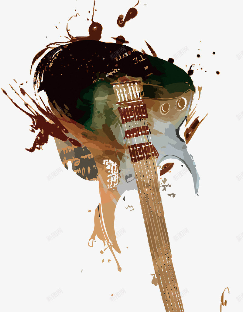音乐吉他矢量图eps免抠素材_88icon https://88icon.com PNG图片 PNG图片素材 PNG素材 PNG素材免费 PNG素材免费下载 卡通 吉他 手绘 音乐 矢量图