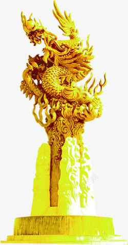 金色闪光企业雕塑素材