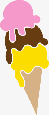 创意卡通冰淇淋图标图标