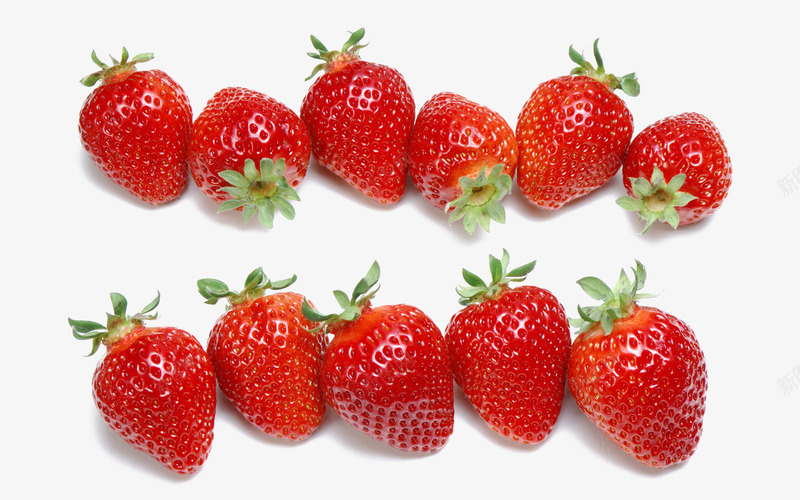 草莓水果两排水果png免抠素材_88icon https://88icon.com 两排水果 水果 草莓