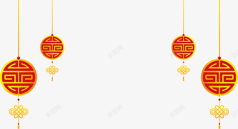 新年红色灯笼挂饰png免抠素材_88icon https://88icon.com 喜庆 新年灯笼 新春灯笼 春节灯笼 灯笼挂饰 红色灯笼