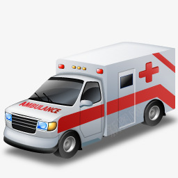 车救护车红色的transporticon图标图标