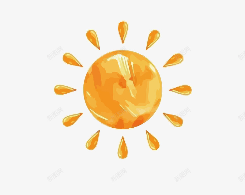 太阳矢量图eps免抠素材_88icon https://88icon.com PNG图片 PNG图片素材 PNG素材 PNG素材免费下载 太阳 彩绘 手绘 橙色 水彩 温暖 阳光 矢量图