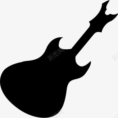吉他吉他乐器图标图标