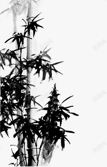 端午节水墨竹叶叶子png免抠素材_88icon https://88icon.com 叶子 水墨 端午节 竹叶