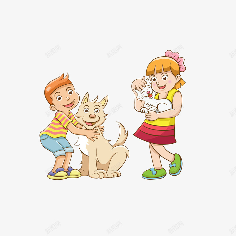 卡通抱着小狗小猫的小男孩和小女psd免抠素材_88icon https://88icon.com 卖萌小猫 卡通手绘 卡通抱着小狗小猫的小男孩和小女孩素材免费下载 开心表情 抱小狗的小男孩 抱着小猫的女孩