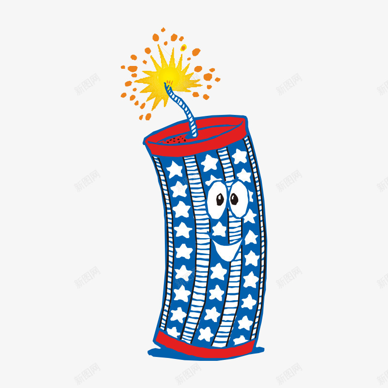 放炮炮竹鞭炮png免抠素材_88icon https://88icon.com 卡通 喜庆 放炮 放鞭炮 炮仗 炮竹 礼花 节日 表情 鞭炮