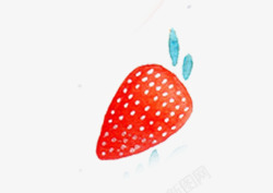 草莓装饰元素卡通手绘素材