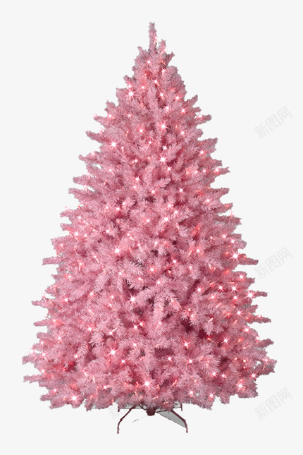 粉色圣诞树png免抠素材_88icon https://88icon.com 圣诞树 圣诞礼物 圣诞节 粉色
