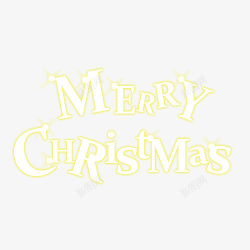 tmaspng免抠素材_88icon https://88icon.com Christma Christmas merry 发光字体 圣诞节展板 圣诞节海报 圣诞节英语字体 艺术字 黄色描边字体效果