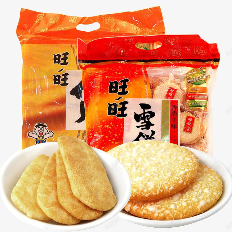 旺旺仙贝png免抠素材_88icon https://88icon.com 产品实物 仙贝 旺旺 雪饼 零食