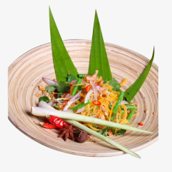 泰国青木瓜沙律素材