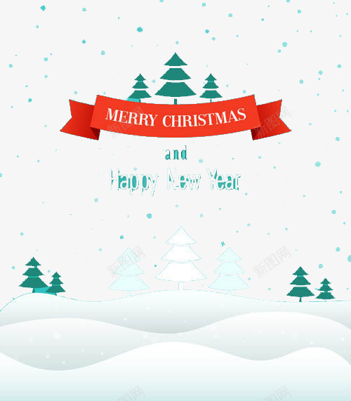 圣诞节唯美雪景背景png免抠素材_88icon https://88icon.com 唯美 圣诞节 背景 雪景