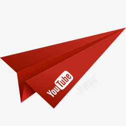 折纸纸飞机红社会化媒体视频Yo素材