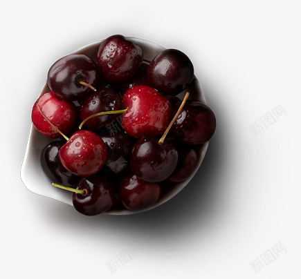 一碟子樱桃装饰png免抠素材_88icon https://88icon.com 樱桃 碟子 装饰