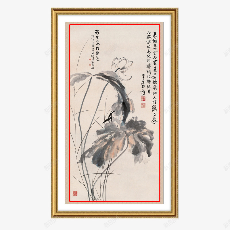 挂幅水墨画png免抠素材_88icon https://88icon.com 学问 挂幅 挂式 水墨画 画画 装饰