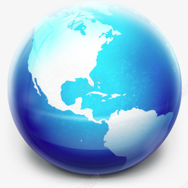 发光球不活跃的地球全球glow图标图标