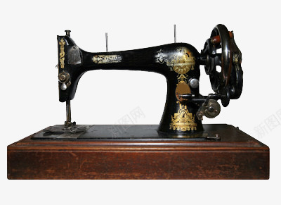 复古缝纫机png免抠素材_88icon https://88icon.com 技术工 纺织 衣服
