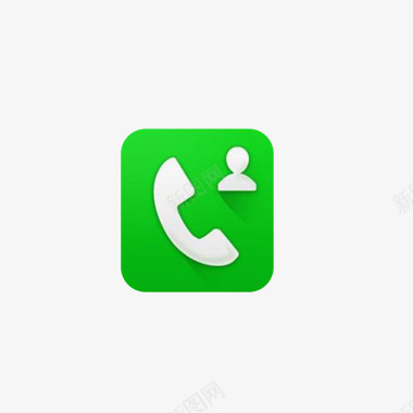 绿色T恤设计电话通讯本图标图标