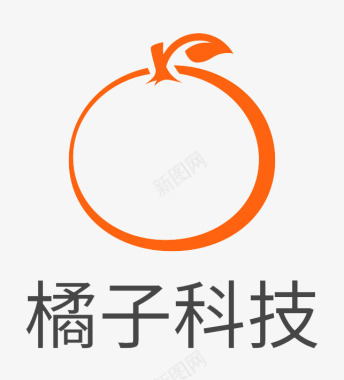 科技研究橘子科技logo图标图标