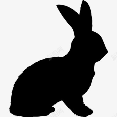 兔子形状的图标图标