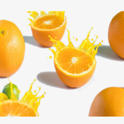 美味橘子素材