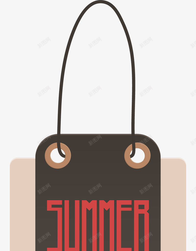 咖啡色简约夏季促销吊牌png免抠素材_88icon https://88icon.com 吊牌 咖啡色 夏季促销 夏日促销 打折 牌子 盛夏热促 简约 让利