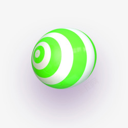 绿色圆弧糖果圆球元素素材