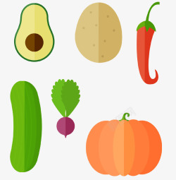 绿色农产品蔬菜水果素材