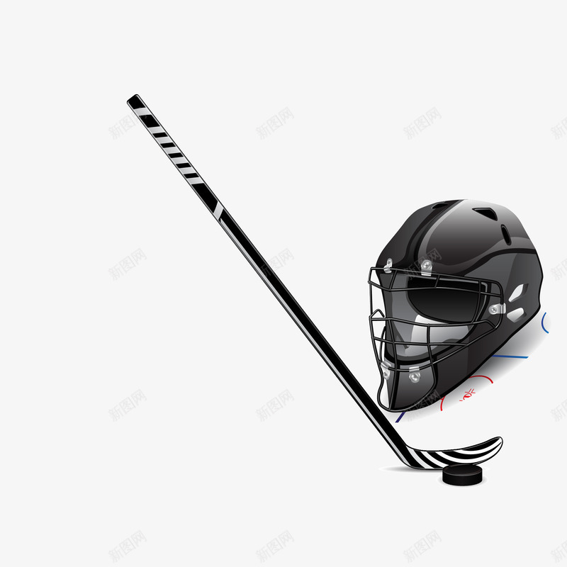 冰球与帽子png免抠素材_88icon https://88icon.com 冰球 冰球免费png下载 冰球运动 冰球运动元素矢量图 帽子矢量图