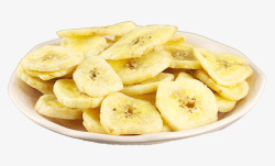 美味零食香蕉干素材