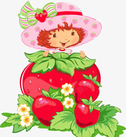 草莓女孩素材