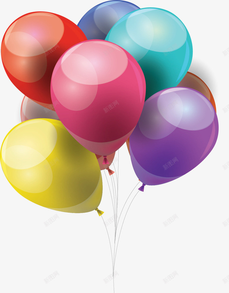 珠光色儿童节气球矢量图ai免抠素材_88icon https://88icon.com 儿童节 儿童节气球 气球 气球束 派对气球 矢量png 矢量图