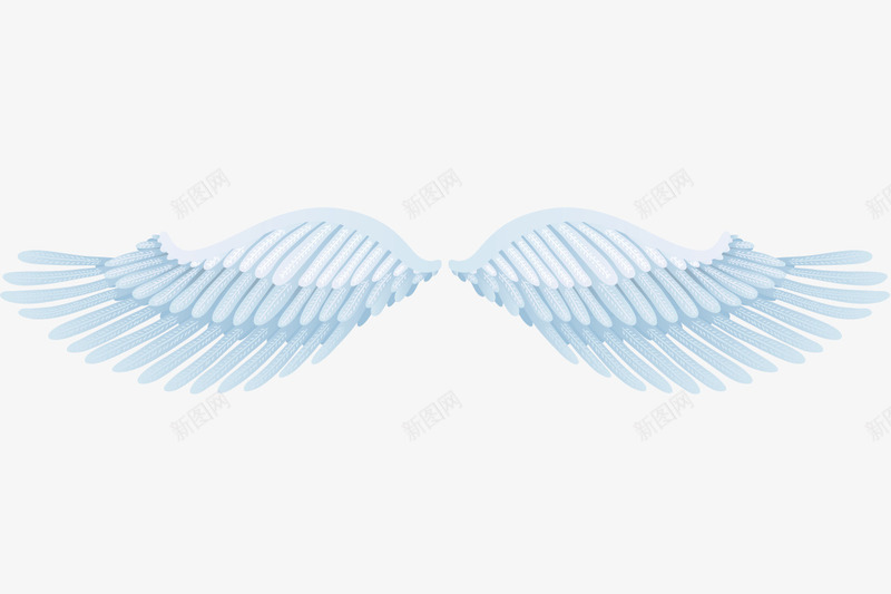 天使翅膀png免抠素材_88icon https://88icon.com 卡通 展开的翅膀 白色翅膀 羽毛 翅膀矢量