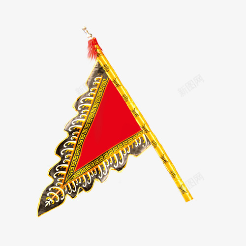 红色中国风锦旗png免抠素材_88icon https://88icon.com 中国风 戏曲 红色 表演 锦旗