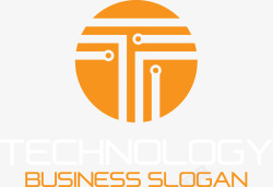 信息科技公司橙色科技电子公司标识logo图标高清图片