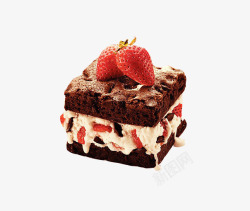 草莓巧克力甜品素材