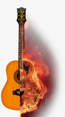 创意吉他音乐节吉他高清图片